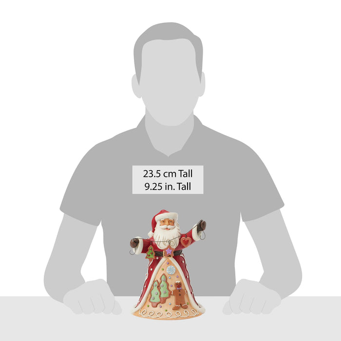Endura Gingerbread Santa Garland Fig