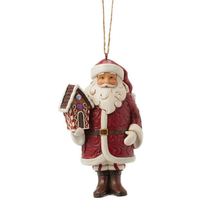 endura Gingerbread Santa Ornament
