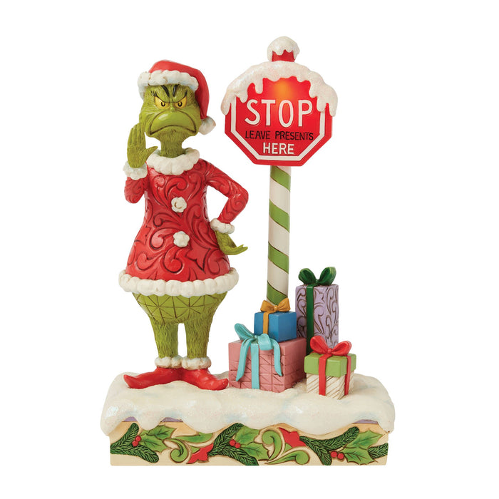 endura Grinch by Stop Sign LED Fig