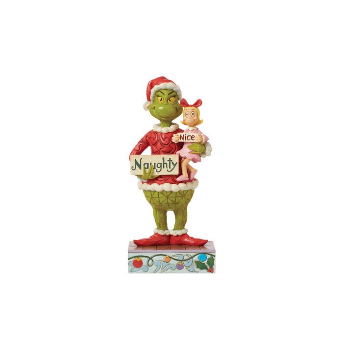 endura Grinch & Cindy Hold Sign Fig