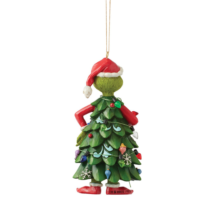 Endura Grinch Dressed As Tree Orn