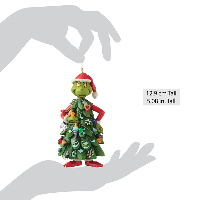 Endura Grinch Dressed As Tree Orn