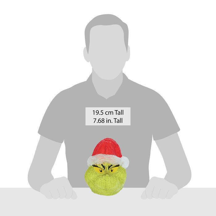 Endura Grinch Head 8" Lit Fig