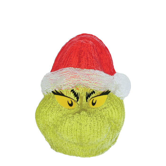 endura Grinch Head 8" Lit Fig