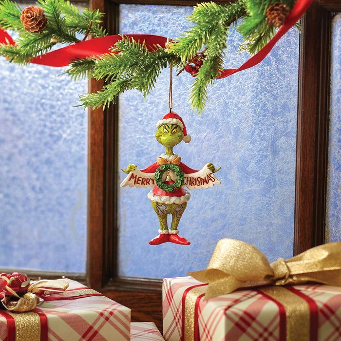 Endura Grinch Holding Banner