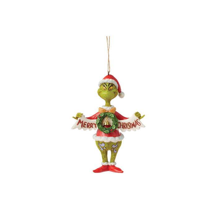 endura Grinch Holding Banner