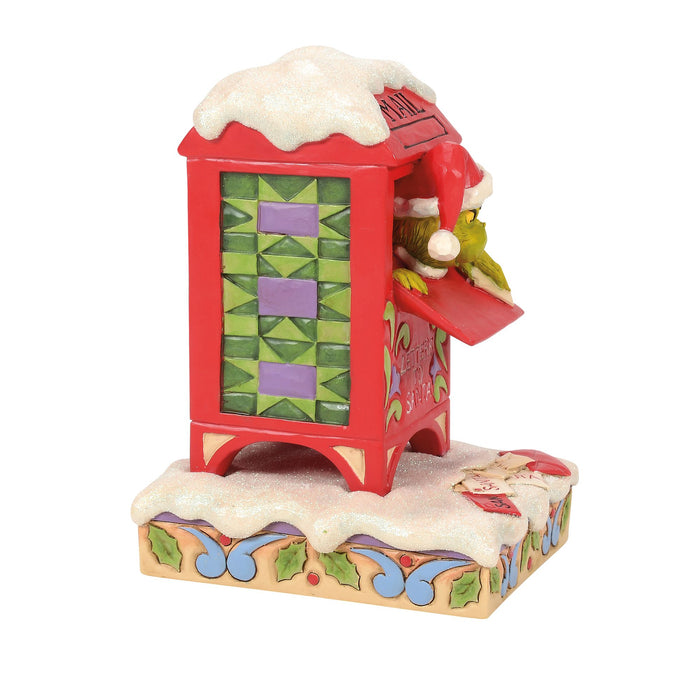 Endura Grinch In Mailbox Figurine