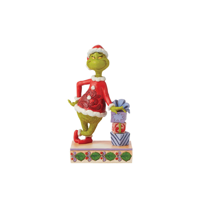 endura Grinch Leaning on Gifts