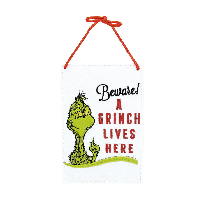 endura Grinch Lives Here door hanger