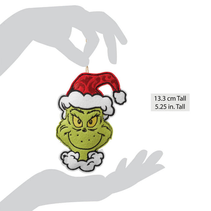 Endura Grinch Naughty/Nice Felt Orn