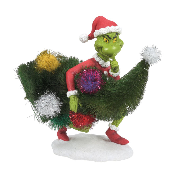 endura Grinch Stealing Tree Figurine