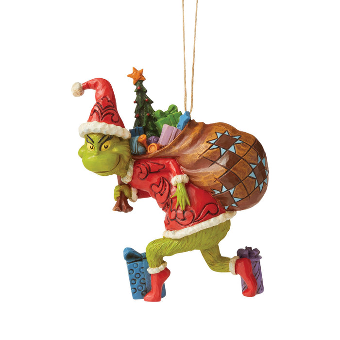endura Grinch Tiptoeing Ornament