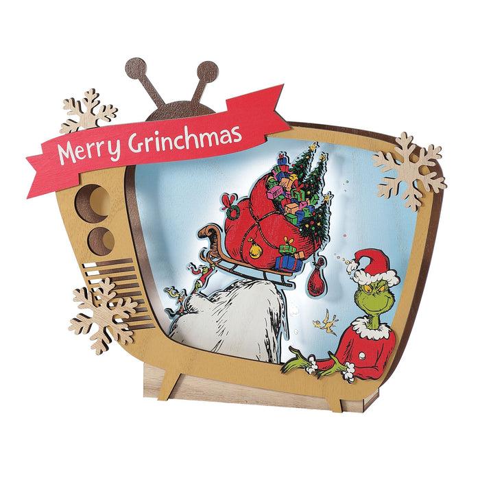 Endura Grinch TV Table Decor