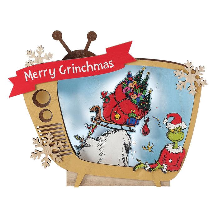 endura Grinch TV Table Decor