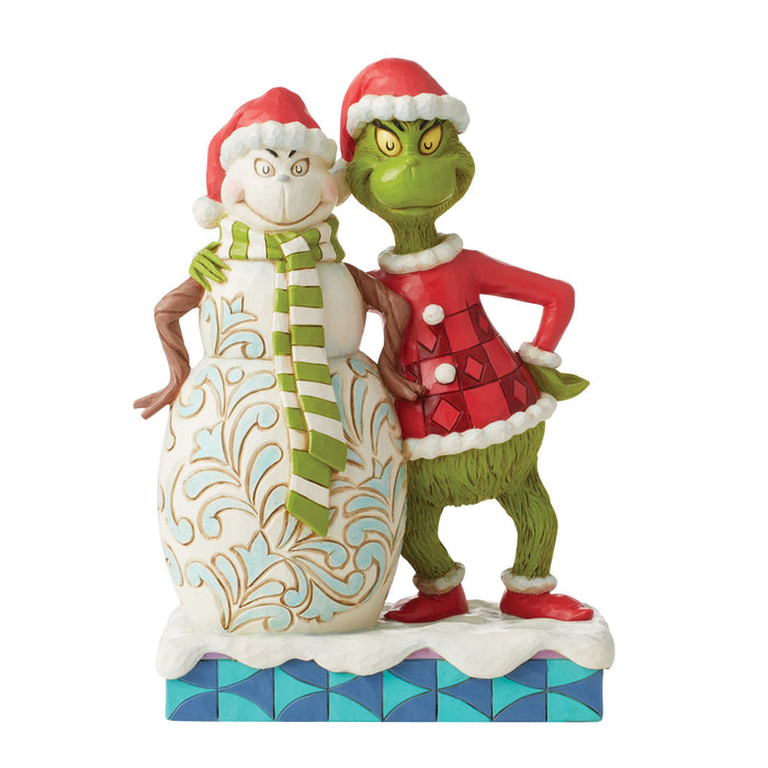 endura Grinch with Grinchy Snowman