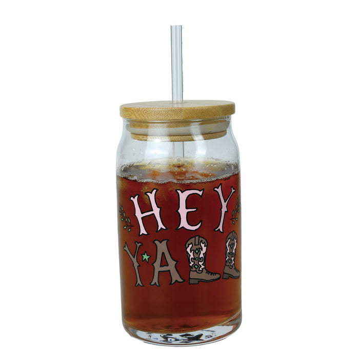 Endura Hey Y All Latte Glass