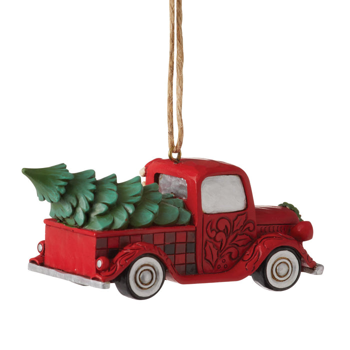 Endura HG Santa Plaid Red Truck Orn