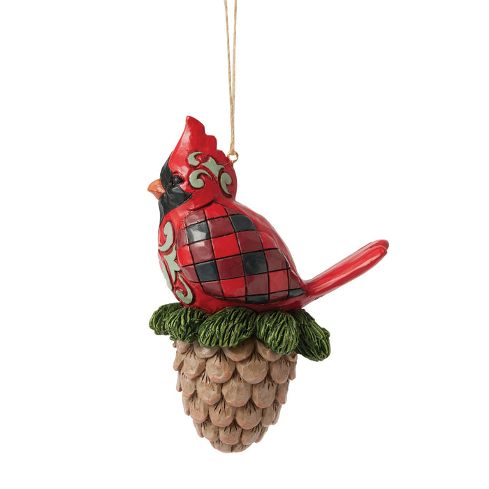 endura Highlnd Glen Cardinal Pine Orn