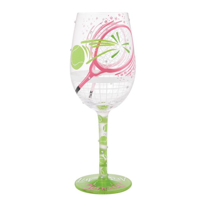 endura I Luv Luv Tennis Wine Glass
