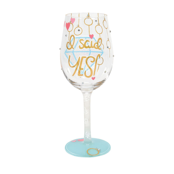 endura I Said Yes Wine Glass