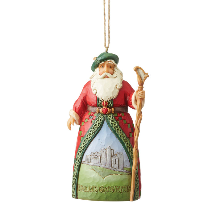 endura Irish Santa Ornament