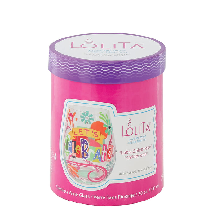 Endura Let's Celebrate Stemless Wine