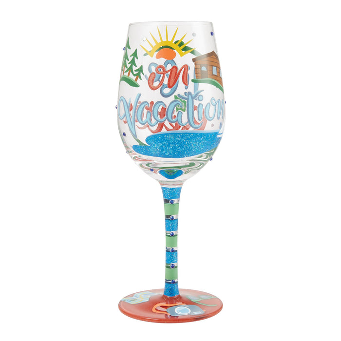 Endura Life On Vacation Wine Glass