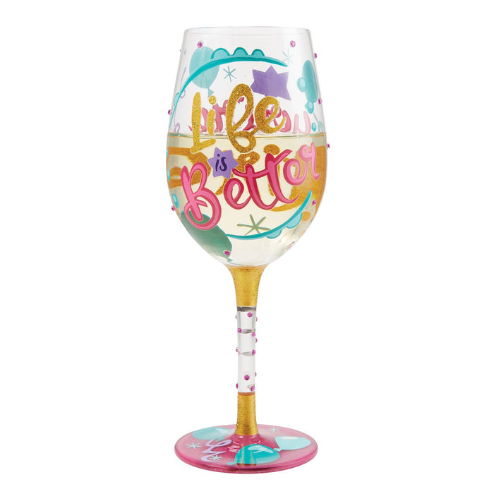 Endura Life When Retired Wine Glass