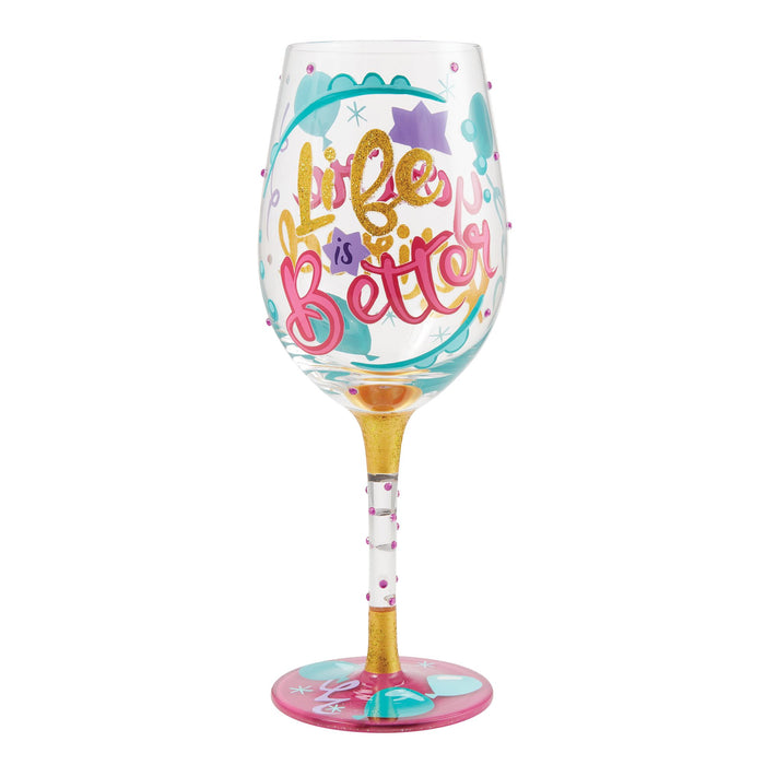 endura Life When Retired Wine Glass