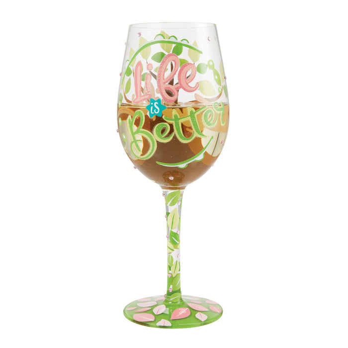 Endura Life With Family Wine Glass
