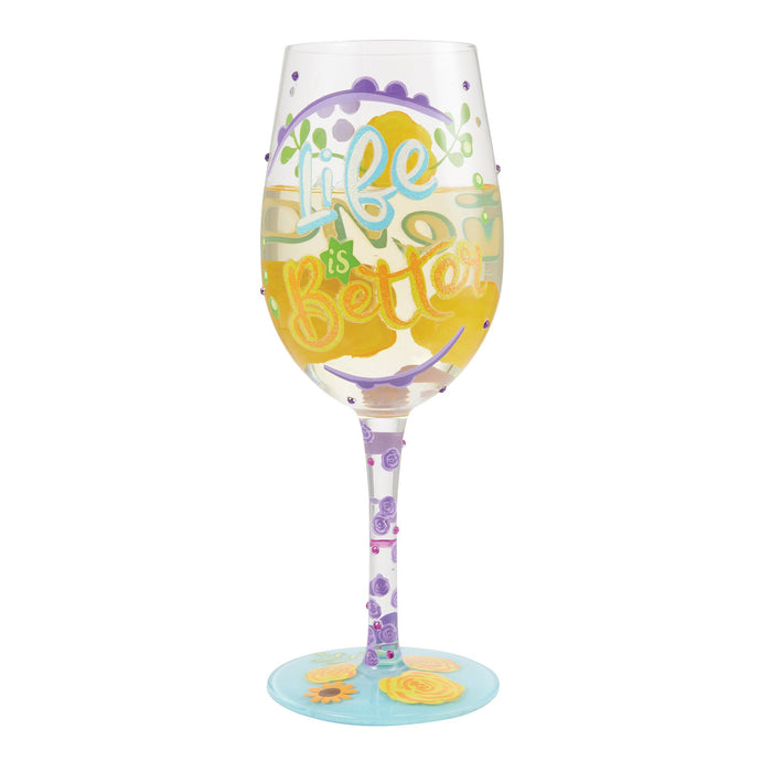 Endura Life With Friends Wine Glass