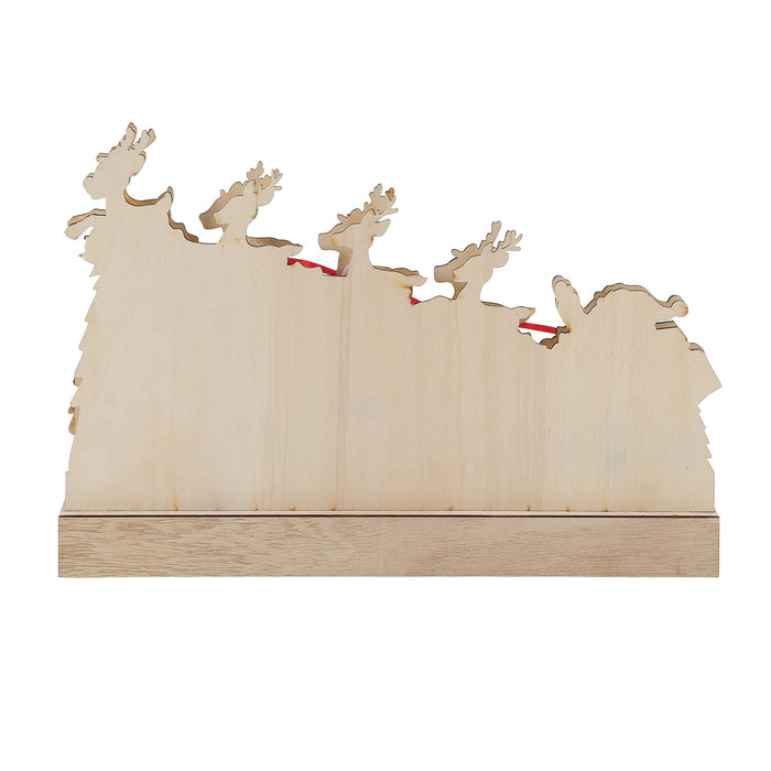 Endura Lit Rudolph Sleigh Decor