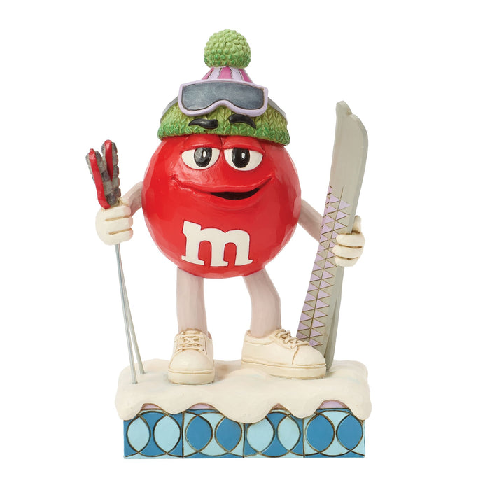 endura M&M'S Red Character with Skis