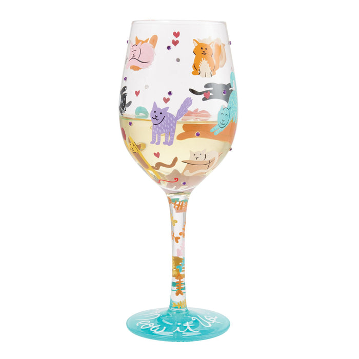 Endura Meow It Up Wine Glass