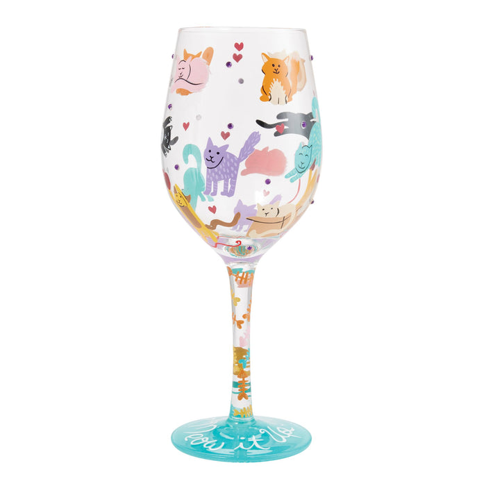 endura Meow it Up Wine Glass