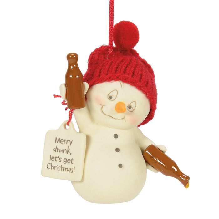 endura Merry Drunk Christmas ornament