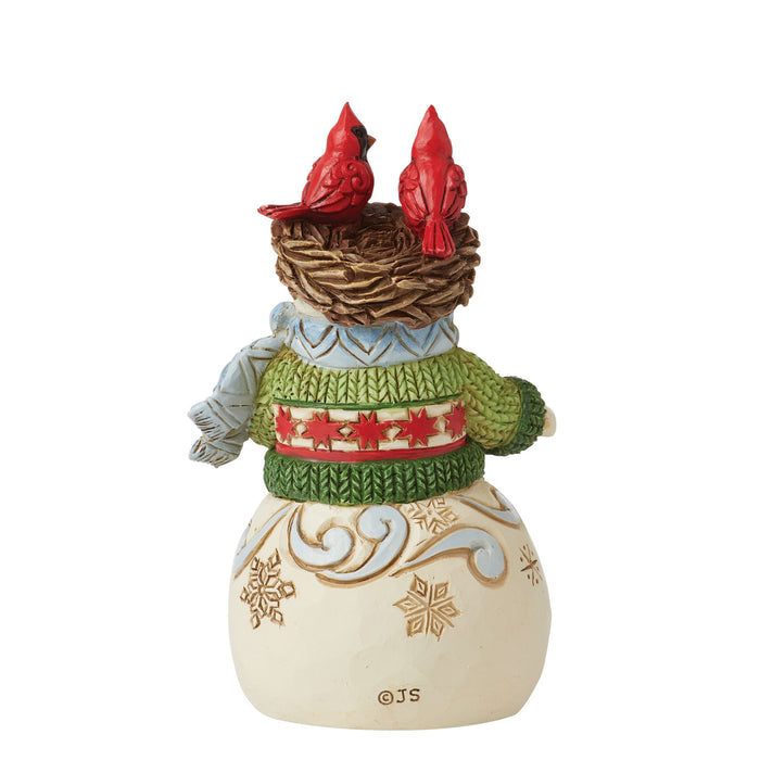 Endura Mini Snowman With Nest On Head