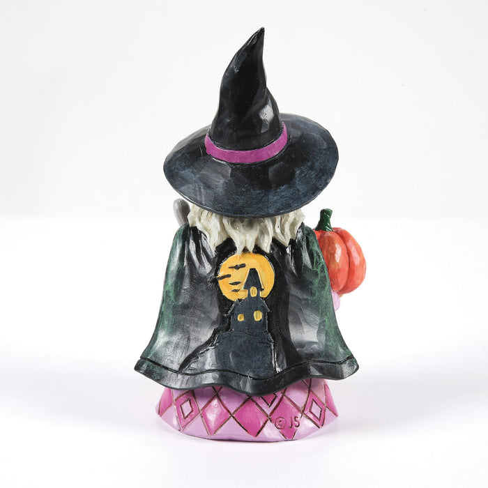 Endura Mini Witch Holding Pumpkin