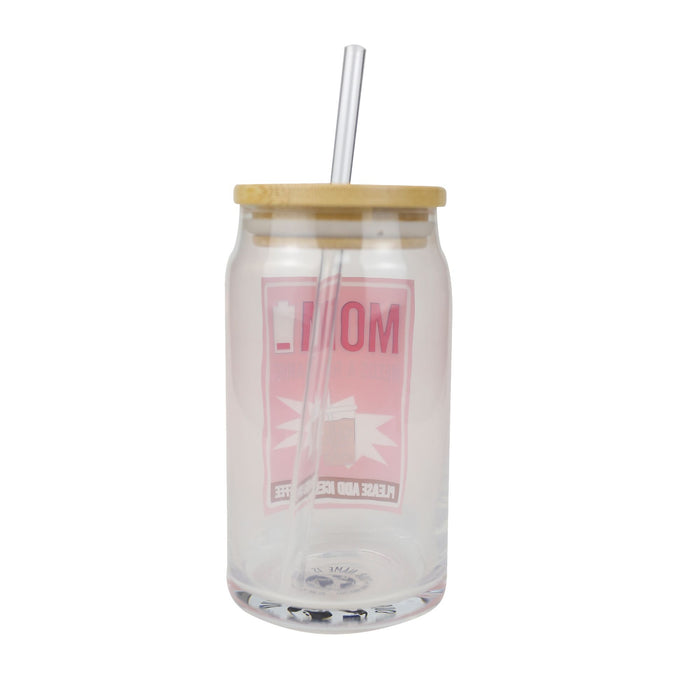 Endura Mom Latte Glass With Lid