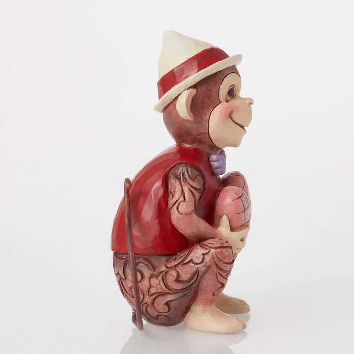 Endura Monkey With Heart Figurine