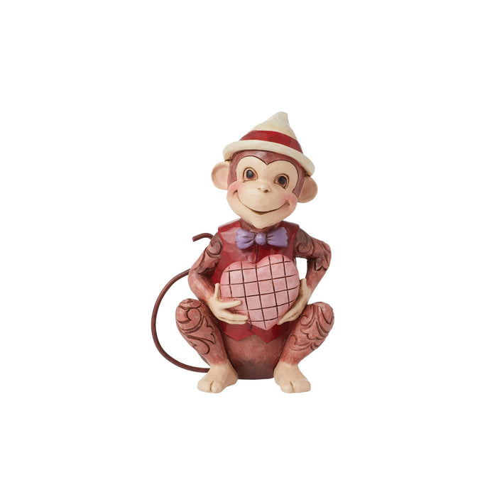 endura Monkey with Heart Figurine