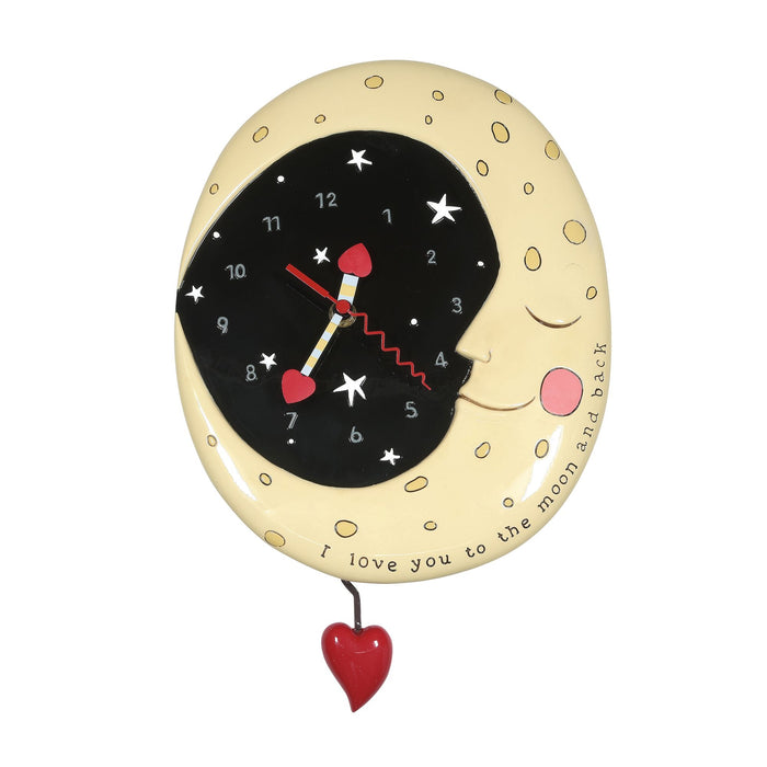 endura Moon and Back Wall Clock