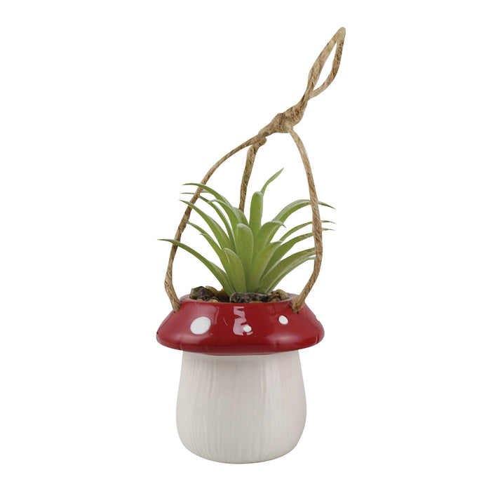 endura Mushroom Hangng Planter Plant