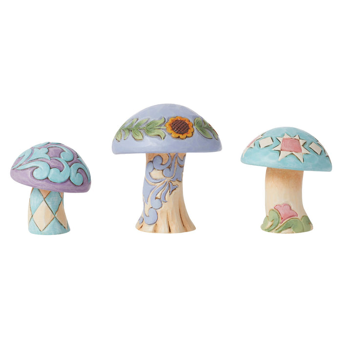 endura Mushrooms Set of 3 Figurines