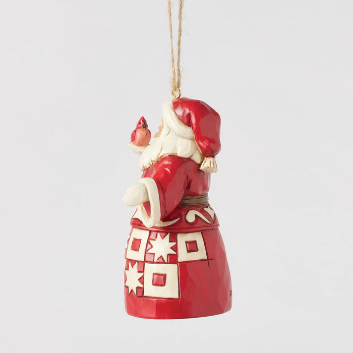 Endura Nordic Noel Santa Ornament