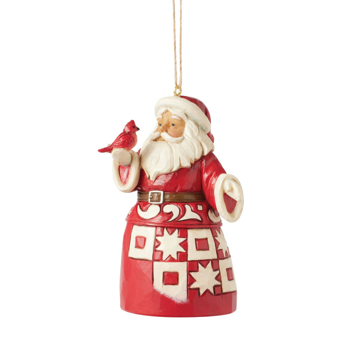endura Nordic Noel Santa Ornament