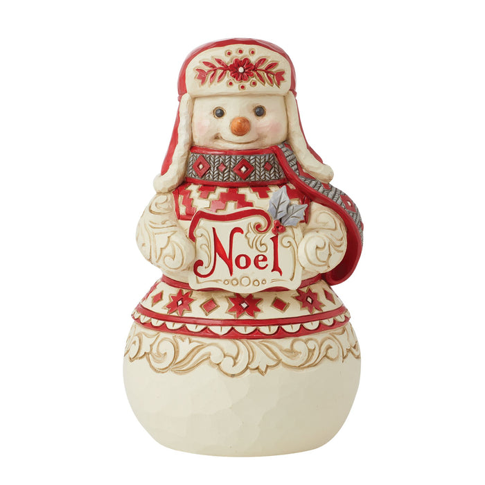 endura Nordic Noel Snowman Noel Sign