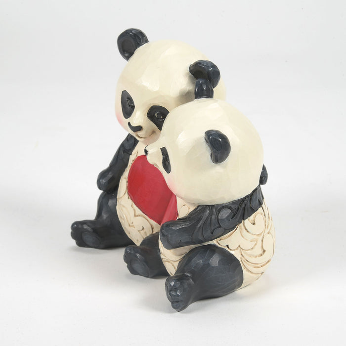 Endura Panda Couple With Heart Fig