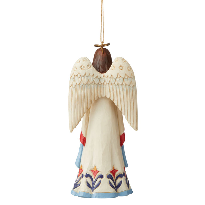 Endura Patriotic Angel Folded FlagOrn