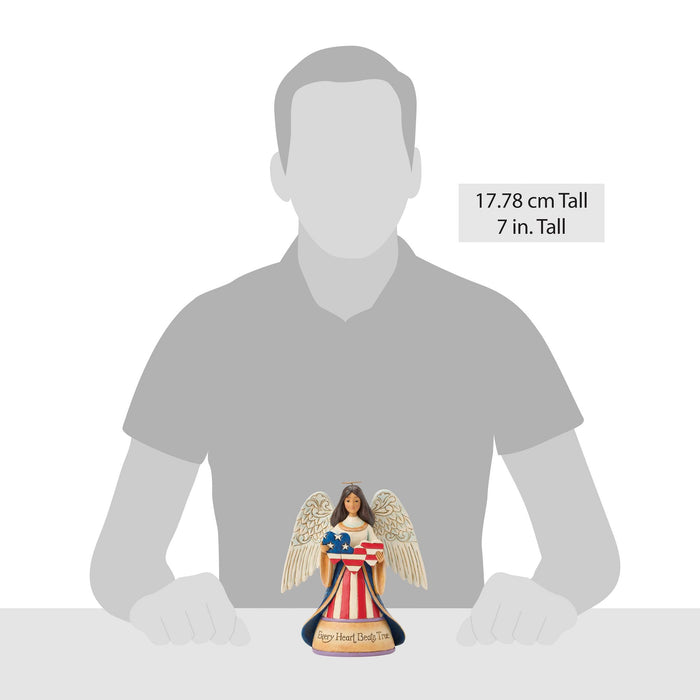 Endura Patriotic Angel With Heart Fig